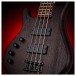G4M 878 Left Hand Bass Guitar, Walnut Stain