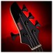 G4M 878 Left Hand Bass Guitar, Walnut Stain