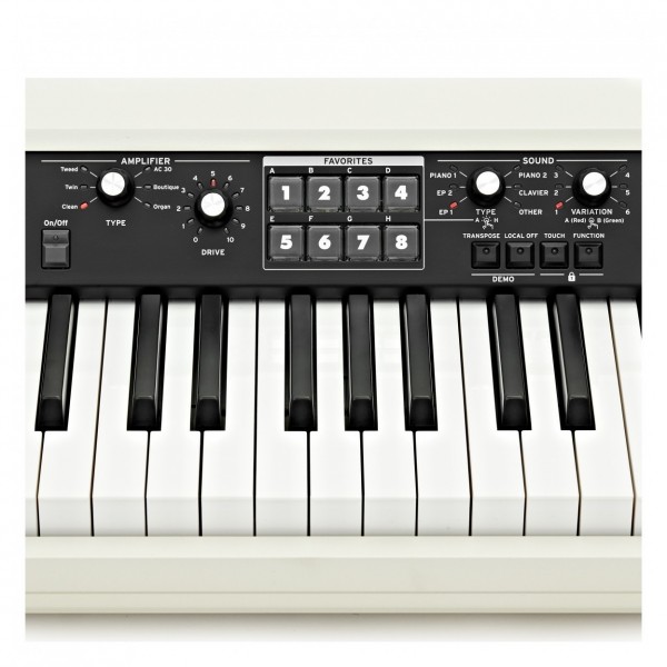 Korg SV2S 88 Digital Piano Package Interface closeup