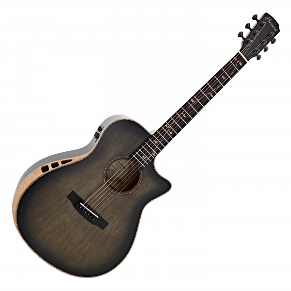 Hartwood Sonata-FX Concert Electro-Acoustic Guitar, Charcoal Burst