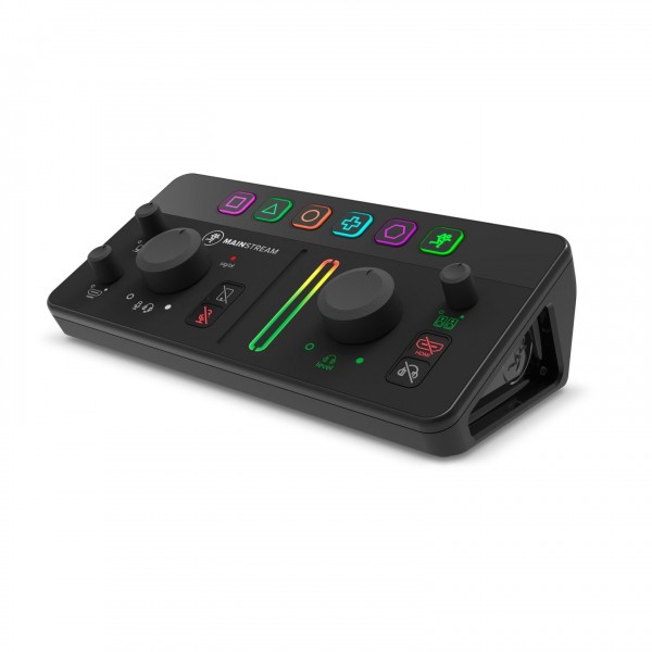 Mackie MainStream Streaming Interface - Angled, Left 2