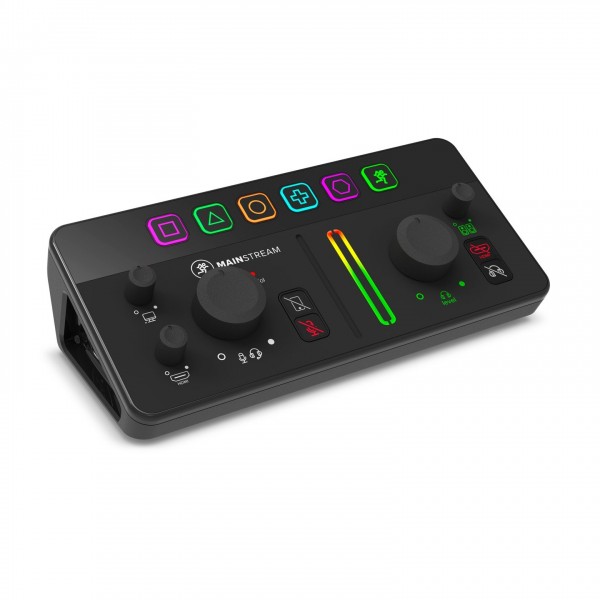 Mackie MainStream Streaming Interface - Angled, Right 2