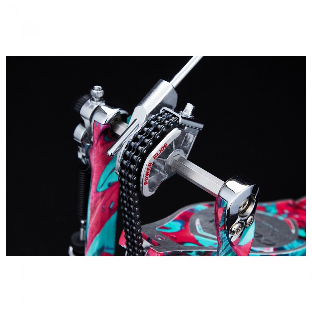 Disc Tama Iron Cobra Power Glide Double Pedal W Case, Marble Coral At 