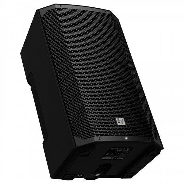 Electro-Voice Everse 12 Battery Powered PA Speaker, Black - Kick-Back, Right