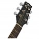 3/4 Size Electro-Acoustic Travel Guitar by Gear4music, Sunburst