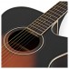 3/4 Size Electro-Acoustic Travel Guitar by Gear4music, Sunburst