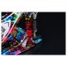Tama Iron Cobra Power Glide Single Pedal w/Case, Psychedelic Rainbow - Spring Tight