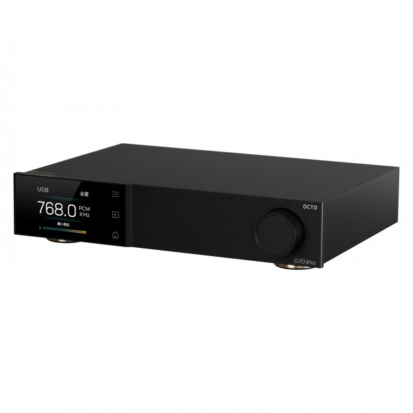 Topping D70 Pro OCTO DAC, Black Side View