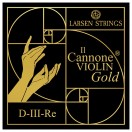 Larsen Il Cannone Gold Violine D Saite, Gr&ouml;&szlig;e 4/4