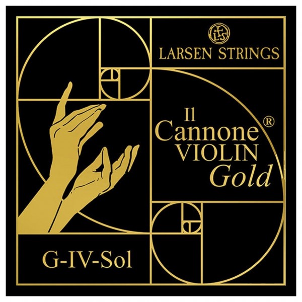Larsen Il Cannone Gold Violin G String, 4/4 Size