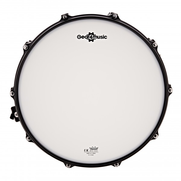 WHD 14 x 6.5 Inch Steel Snare and Gig Bag, Black
