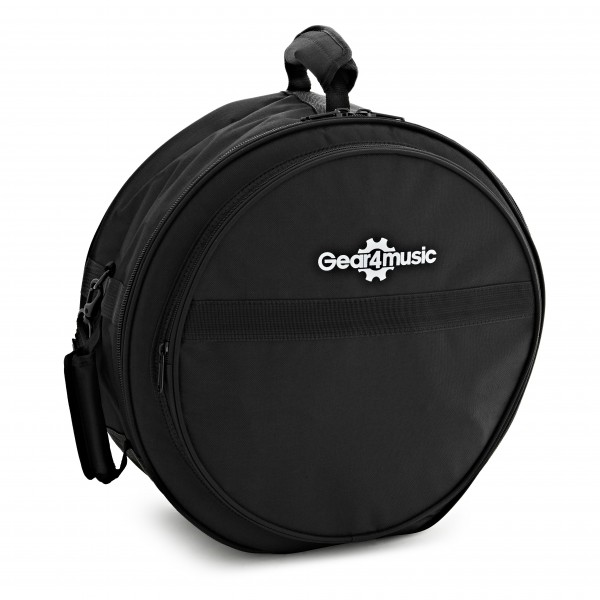 WHD 14 x 6.5 Inch Steel Snare and Gig Bag, Black