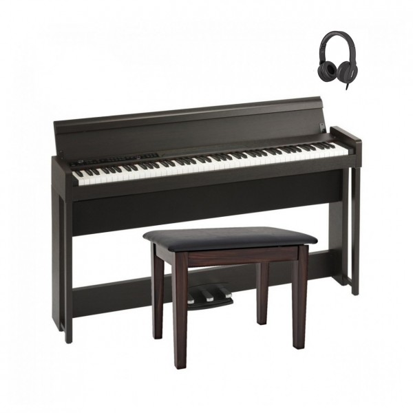 Korg C1 Air Digital Piano Package, Brown