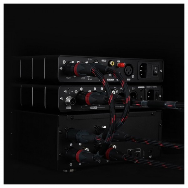 Topping EHA5 Electrostatic Headphone Amplifier, Black - rear lifestyle