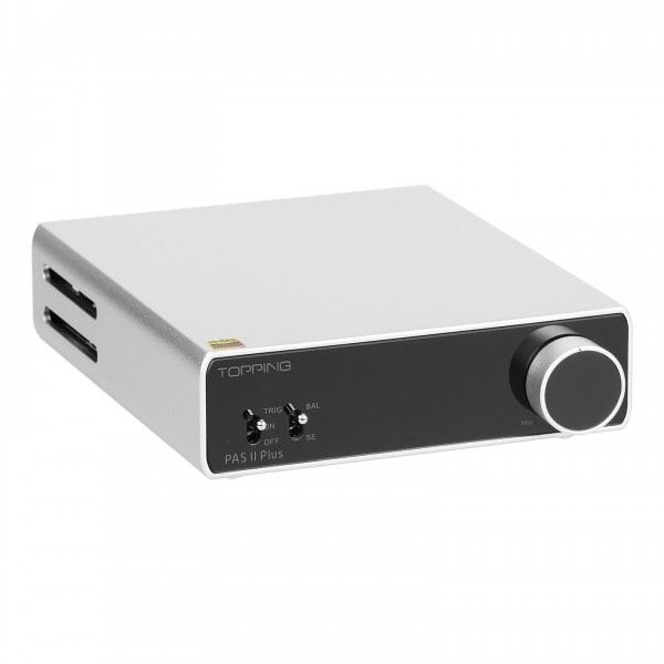 Topping PA5 MKII Plus Class D Power Amp, Silver Side View 2
