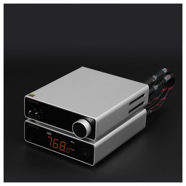 Topping PA5 MKII Plus Class D Power Amp, Silver Lifetsyle View