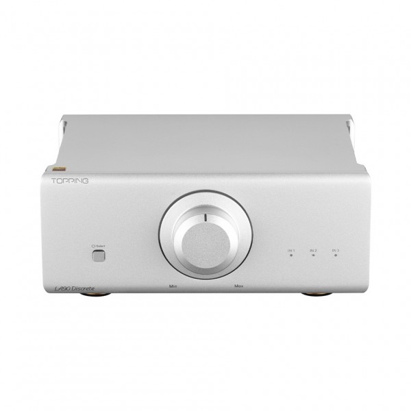 Topping LA90 Discrete Class AB Power Amplifier, Silver - front
