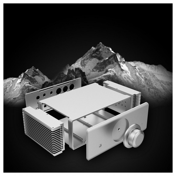 Topping LA90 Discrete Class AB Power Amplifier, Silver - deconstructed