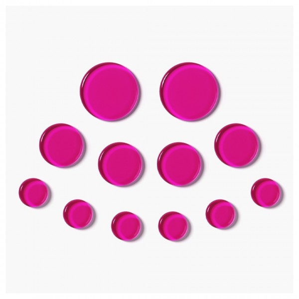 SlapKlatz Anika Nilles 12 Piece Pro Pack Drum Dampers, Pink - 12 Pieces