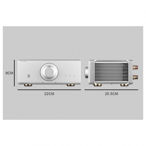 Topping LA90 Discrete Class AB Power Amplifier - dimensions