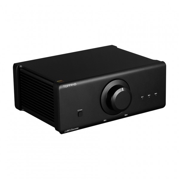 Topping LA90 Discrete Class AB Power Amplifier, Black at AV.com