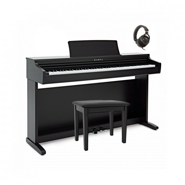 Kawai KDP120 Digital Piano Package, Satin Black