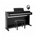 Kawai KDP120 Digitalpiano-Paket, Satin Black