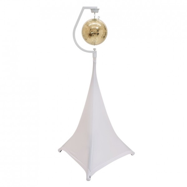 Eurolite Mirror Ball Stand with Motor - Gold Ball