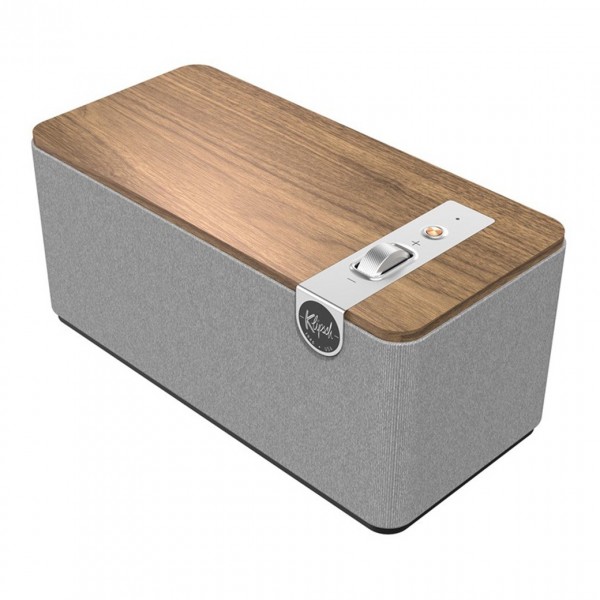 Klipsch The One Plus Premium Bluetooth Speaker, Walnut