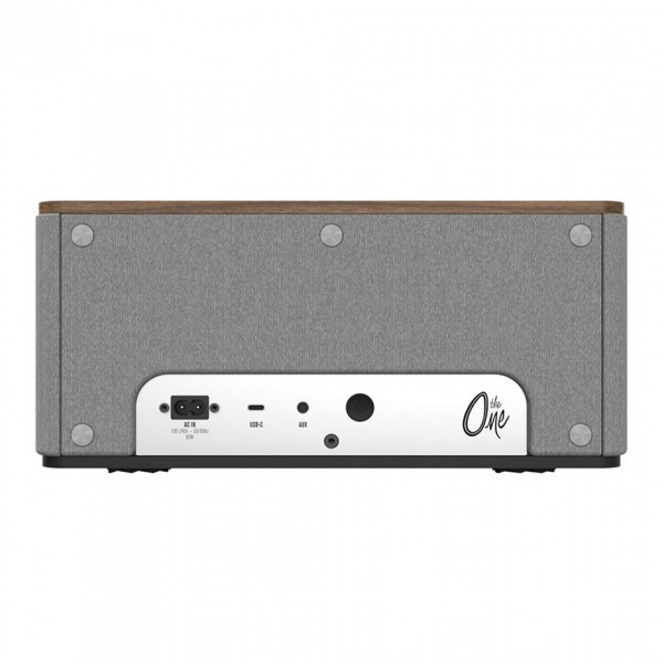 Klipsch The One Plus Premium Bluetooth Speaker, Walnut - rear