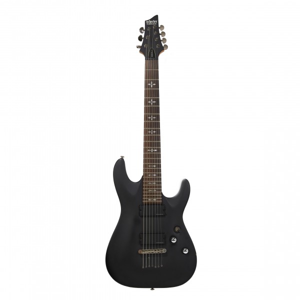 Schecter Demon-7 String, Aged Black Satin - Secondhand