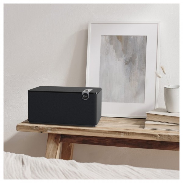 Klipsch The Three Plus Premium Bluetooth Speaker, Black - lifestyle