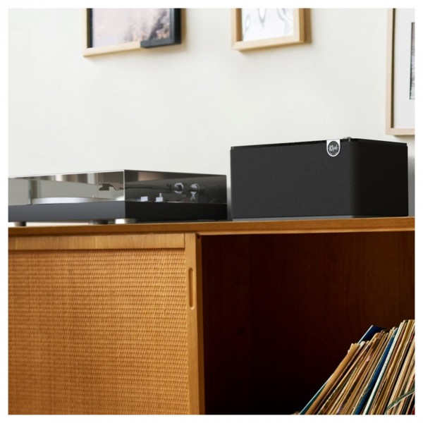 Klipsch The Three Plus Premium Bluetooth Speaker, Black - lifestyle