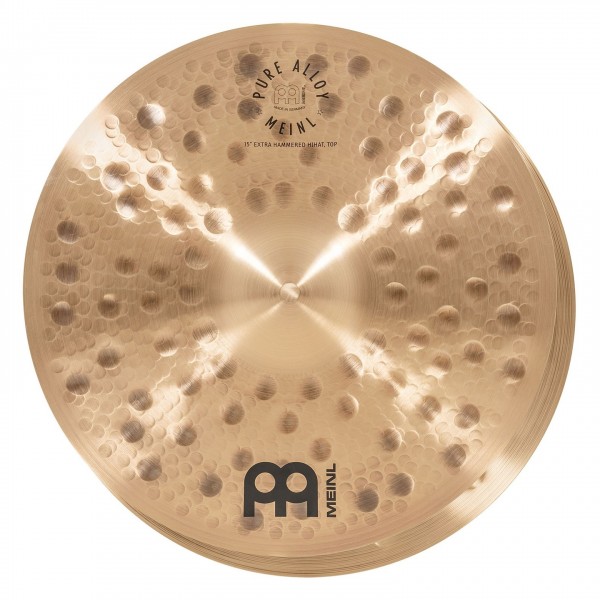 Meinl 15" Pure Alloy Extra Hammered Hihat