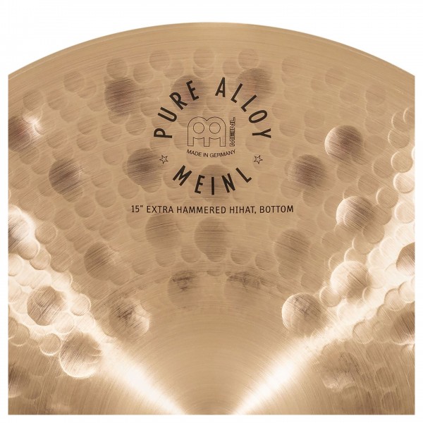 Meinl 15" Pure Alloy Extra Hammered Hihat