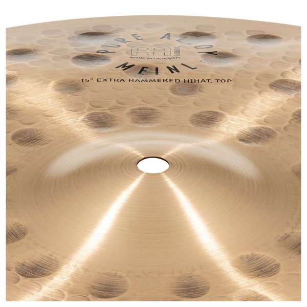 Meinl 15" Pure Alloy Extra Hammered Hihat