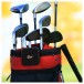 Klipsch Austin Portable Bluetooth Speaker - golf bag lifestyle