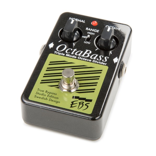 EBS Black Label OctaBass Studio Edition Bass Octave Pedal