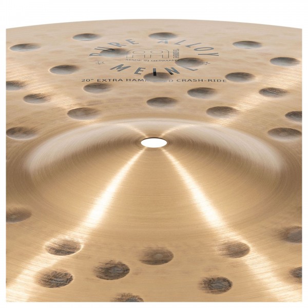 Meinl 20" Pure Alloy Extra Hammered Crash-Ride - detail