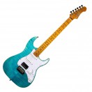 JET Guitars JS-450 Flamed Maple, Ocean Blue