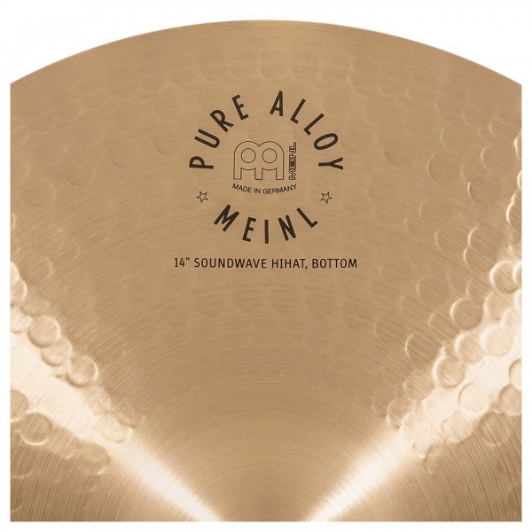 Meinl 14" Pure Alloy Soundwave Hihats - Detail