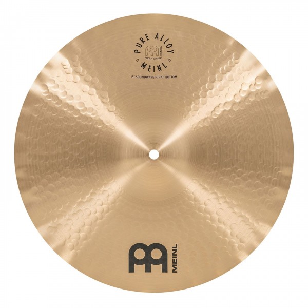 Meinl 15" Pure Alloy Soundwave Hihats - Front