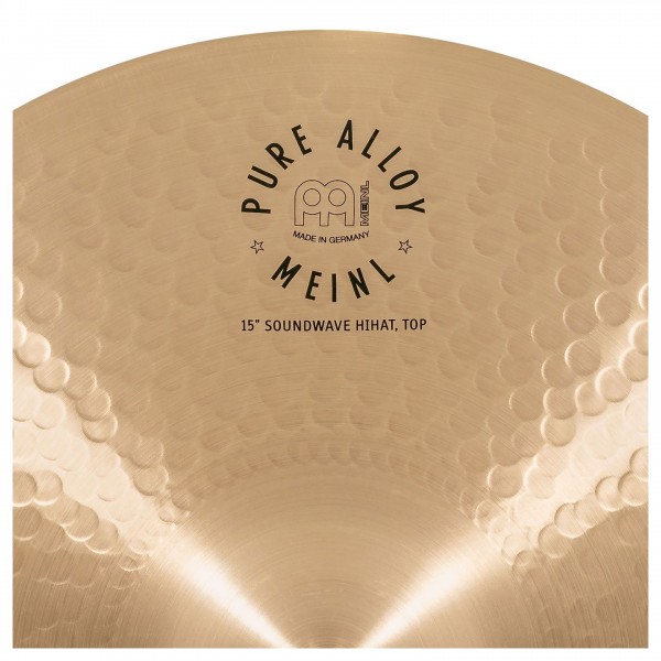 Meinl 15" Pure Alloy Soundwave Hihats - Detail