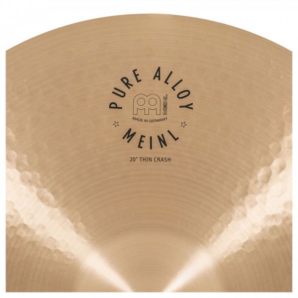 Meinl 20" Pure Alloy Thin Crash - Detail