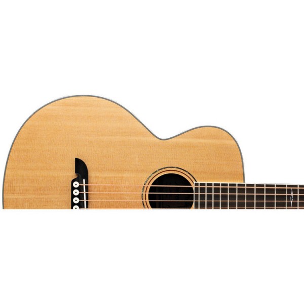 Alvarez AB60CE Cutaway Electro Acoustic Bass Guitar, Natural Upper Body