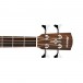 Alvarez AB60CE Cutaway Electro Acoustic Bass Guitar, Natural Headstock