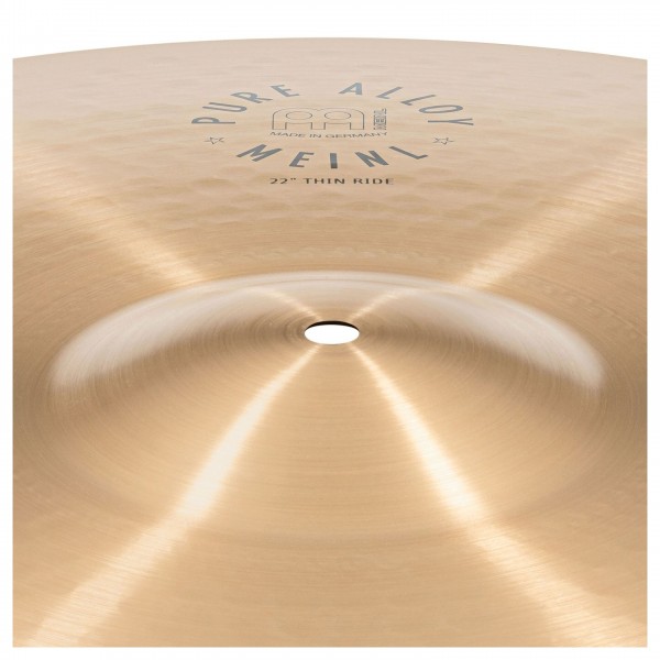 Meinl 22" Pure Alloy Thin Ride - Bell