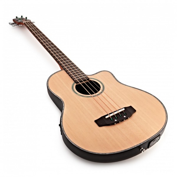 Round Back Electro Acoustic Bass Guitar by Gear4music - Nearly New