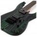 Jackson Pro Dinky Modern Ash FR7, Black & Green