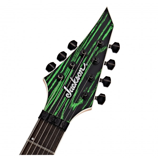 Jackson Pro Dinky Modern Ash FR7, Black & Green
